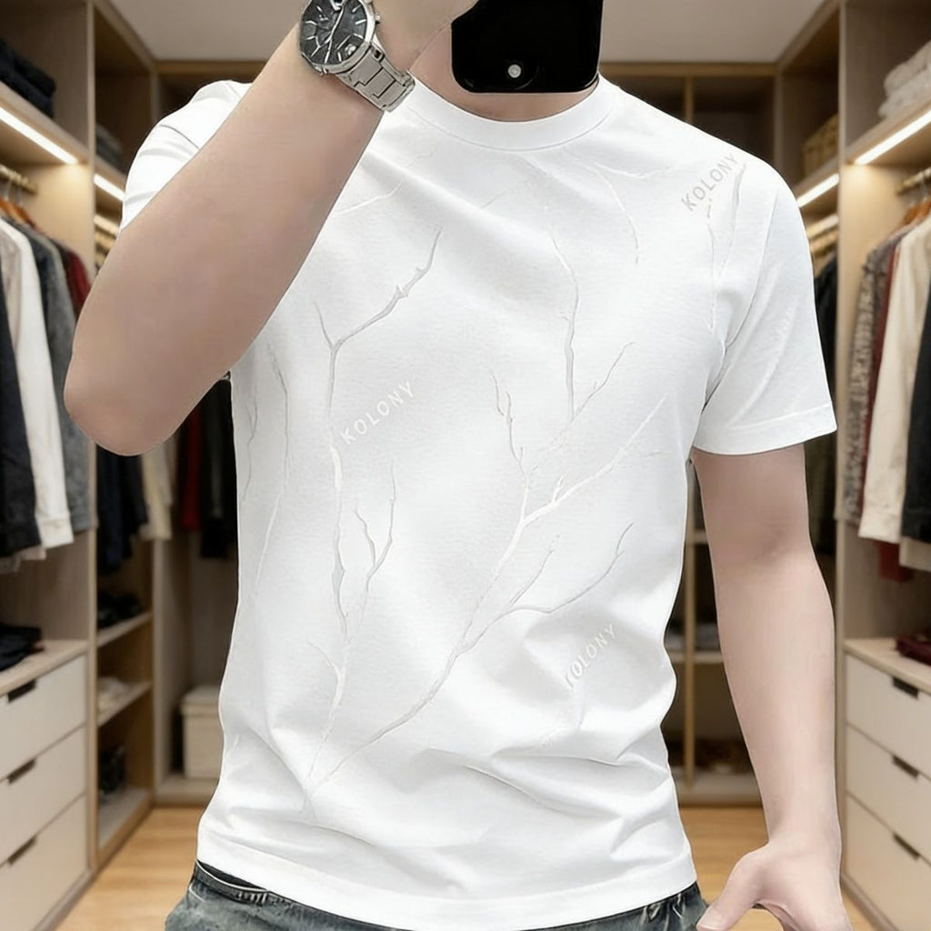 Men's Ice Silk Short Sleeve T-Shirt
